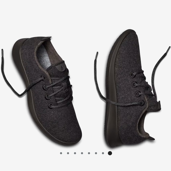 Allbirds Men's Black Wool Runners Shoes Size 12 - Picture 2 of 13
